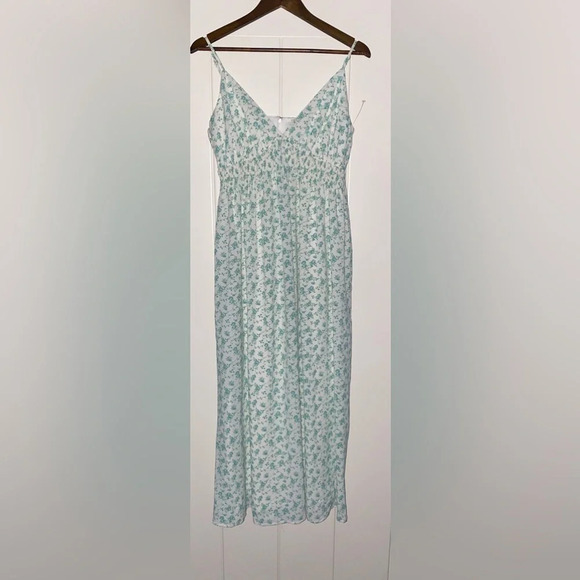 Vanilla Bay Coquette Maxi Dress Milkmaid Floral Ethereal Coconut Girl‎  Women M - Picture 11 of 12